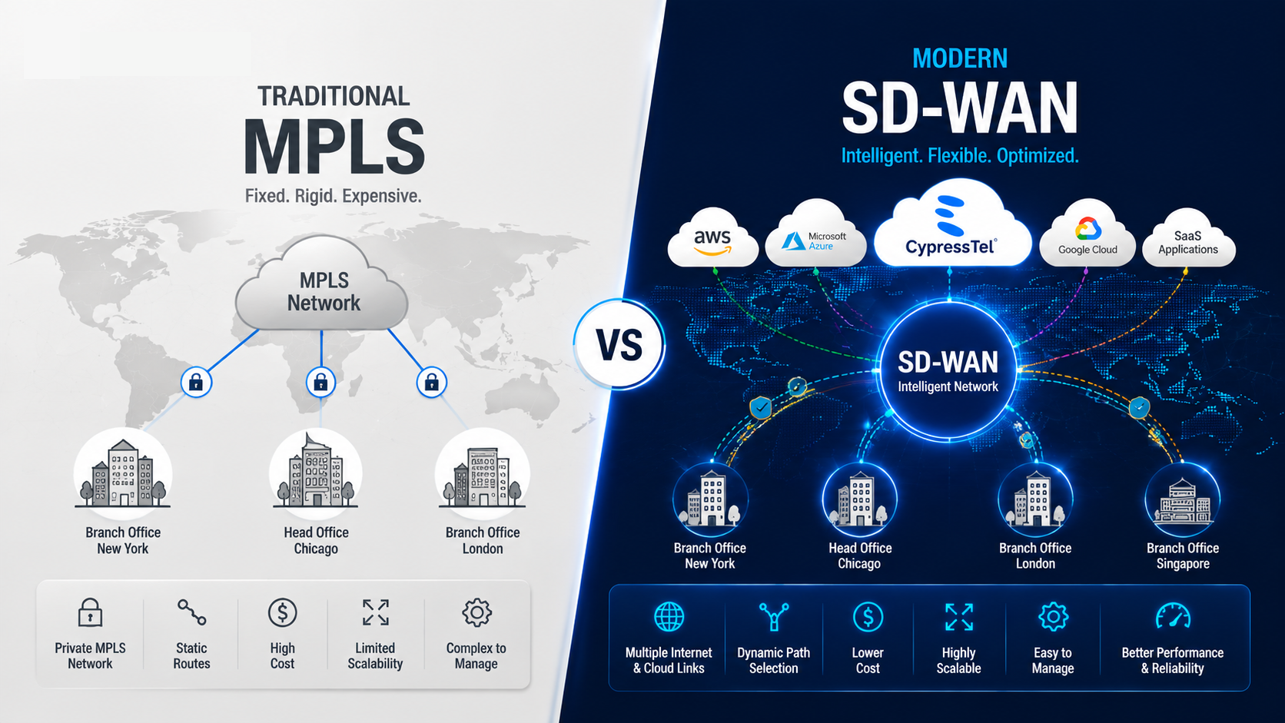 SD-WAN vs MPLS: Which Network Solution Is Better for Modern Businesses?