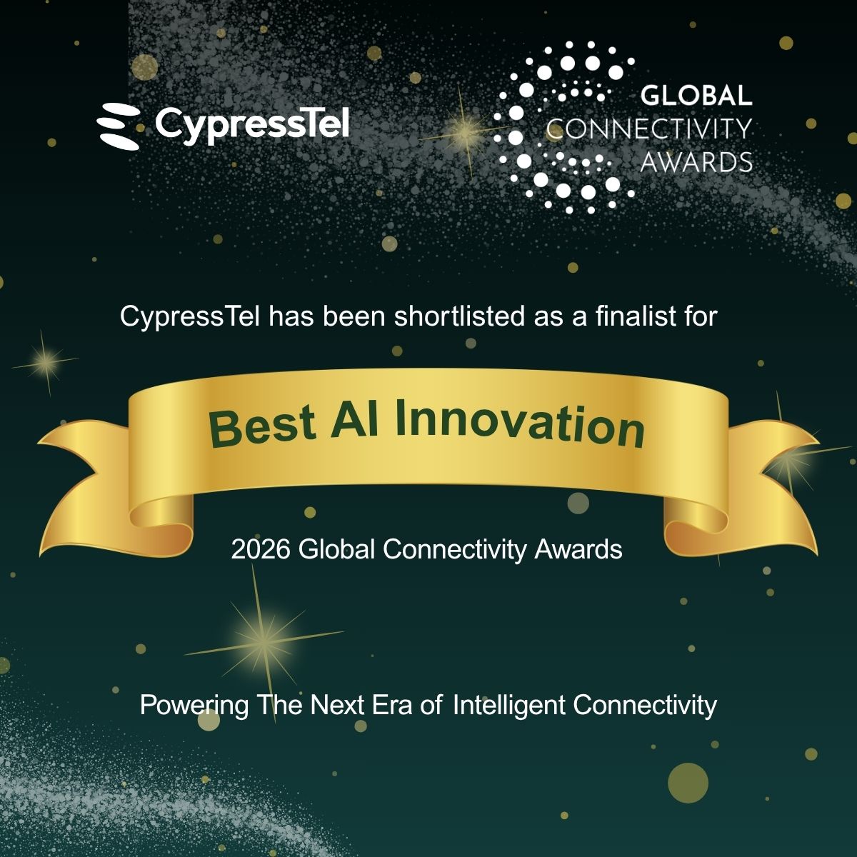 CypressTel Named Global Finalist for Best AI Innovation at the Global Connectivity Awards
