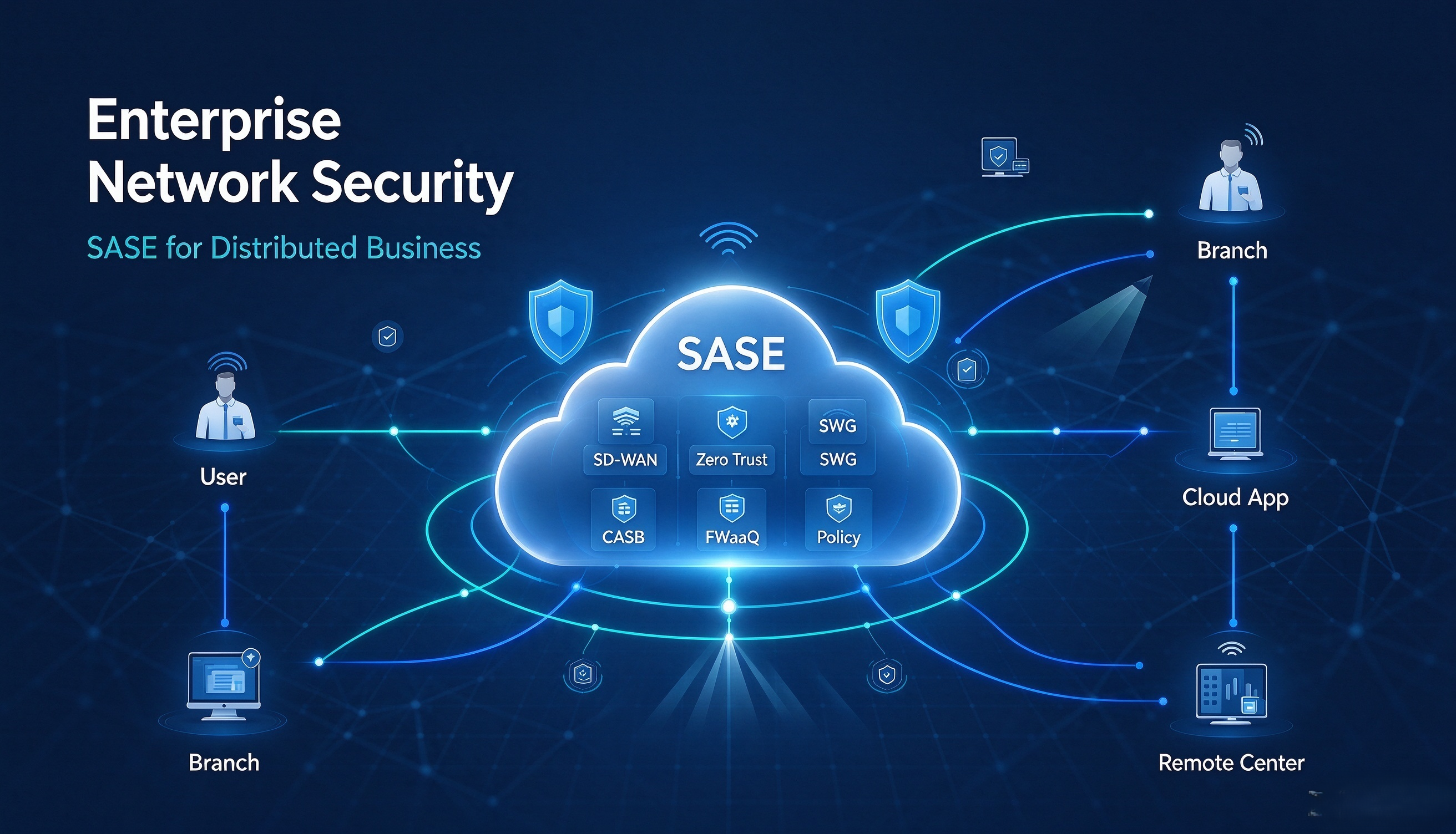 Network Security and SASE: A Modern Approach for Distributed Businesses